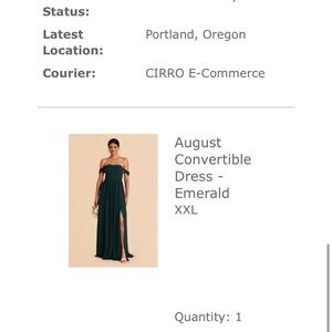 Emerald August Convertible Dress